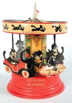 zoek oud blik speelgoed draaimolen Felix de Kat 1920 1930, Ophalen of Verzenden