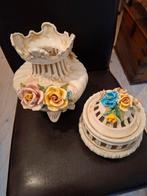 Bassano vaas en pot, Antiek en Kunst, Antiek | Keramiek en Aardewerk, Ophalen of Verzenden