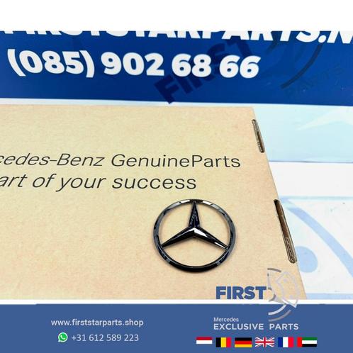 W206 STER Kofferbak LOGO achterklep EMBLEEM zwart W176 W117, Auto-onderdelen, Carrosserie en Plaatwerk, Mercedes-Benz, Gebruikt