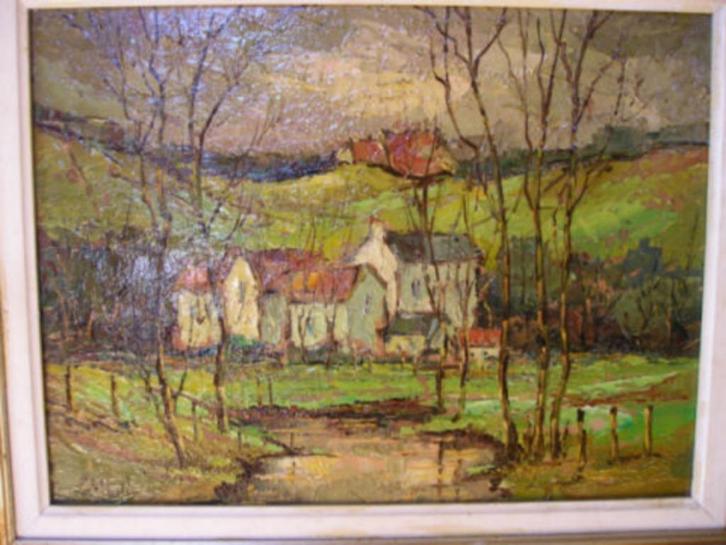 Pie Wilhelmus Rilul bekende Maastrichtenaar, Antiek en Kunst, Kunst | Schilderijen | Modern, Ophalen of Verzenden