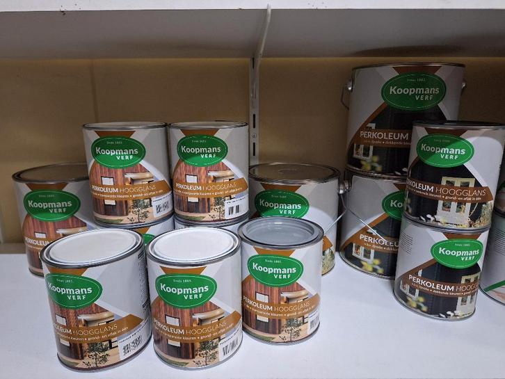 Koopmans Hoogglans en Zijdeglans, Doe-het-zelf en Verbouw, Verf, Beits en Lak, Nieuw, Lak, Overige kleuren, Ophalen