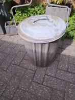 Zinken vuilnisbak in, Ophalen of Verzenden, Gebruikt