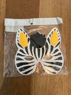 Zebra Kindermasker - Nieuw in verpakking, Overige materialen, 4 tot 7 cm, Zwart, Nieuw