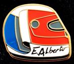 E. Alberto motorhelm pin, Verzamelen, Nieuw, Sport, Speldje of Pin, Verzenden