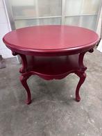 Antieke Ronde Houten Tafel, Antiek en Kunst, Ophalen