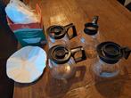 Glazen koffiekan en koffiefilters alles in een of los, Ophalen