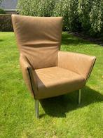 Foxxy label, Gerard van den Berg Fauteuil., Huis en Inrichting, Ophalen of Verzenden, Zo goed als nieuw, 50 tot 75 cm, Leer