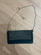 Tasje, clutch, groen met steentjes, Ophalen of Verzenden, Zo goed als nieuw, Carnaval