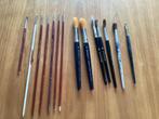 Penselen set - Nieuw en gebruikt, Ophalen of Verzenden, Zo goed als nieuw, Penseel of Kwast