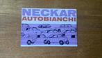 Brochure Autobianchi Neckar met prijslijst 1967, Boeken, Auto's | Folders en Tijdschriften, Ophalen of Verzenden, Zo goed als nieuw