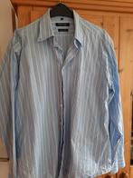 streepjes herenoverhemden mt 43, Kleding | Heren, Overhemden, Blauw, Tailor & Son, Ophalen of Verzenden, Zo goed als nieuw