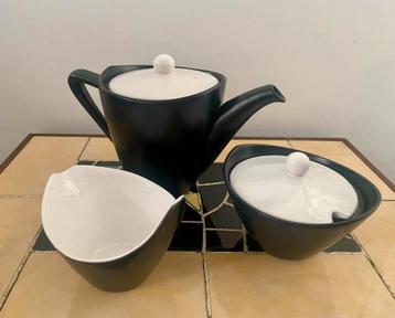 Gave Design Koffie Theeset zwart/wit Floris Meijdam 1956/57 