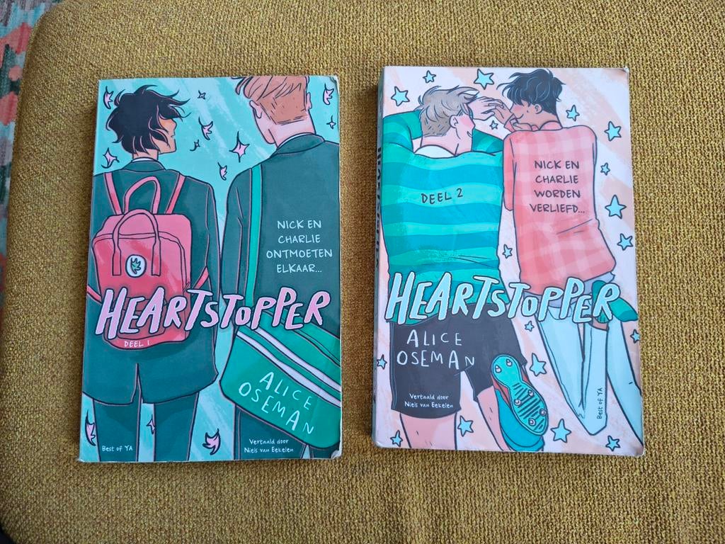 Heartstopper deel 1 & 2. Nederlandse uitgave., Boeken, Kinderboeken | Jeugd | 13 jaar en ouder, Gelezen, Alice Oseman, Ophalen of Verzenden