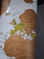 Scratch map wereldkaart, Boeken, Atlassen en Landkaarten, Ophalen of Verzenden, 1800 tot 2000, Landkaart