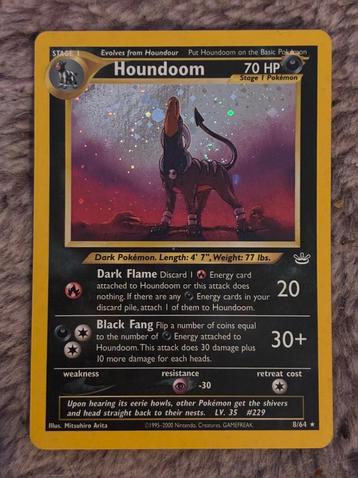Houndoom holo Neo-Revelation Pokémon kaart beschikbaar voor biedingen
