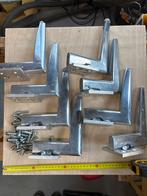 Set van 8 Aluminium Meubelpoten 19 cm hoog, Ophalen of Verzenden, Gebruikt, Grijs, Metaal