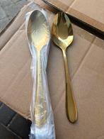 Lepel 6 stuks goud/gold Stainless Steel NIEUW in verpakking, Overige materialen, Nieuw, Ophalen of Verzenden, Vaatwasserbestendig