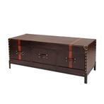 Salontafel, Lage Ladekast, Bijzettafel, Leer, Kast, Dressoir, Info@dehanzeherten.nl, 100 tot 150 cm, Nieuw, Ophalen of Verzenden