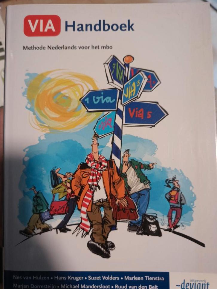 VIA Handboek Nederlands mbo - Zo goed als nieuw, Boeken, Schoolboeken, Zo goed als nieuw, Nederlands, VMBO, Ophalen of Verzenden
