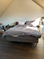 GRATIS IKEA boxspring engerdal grijs 160, Ophalen, Gebruikt, Tweepersoons, 200 cm