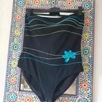 Livera strapless badpak maat 48, Ophalen of Verzenden, Zo goed als nieuw, Zwart, Badpak