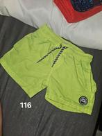 Te koop neon geel groene zwembeoek maat 116, Ophalen of Verzenden, Zwembroek
