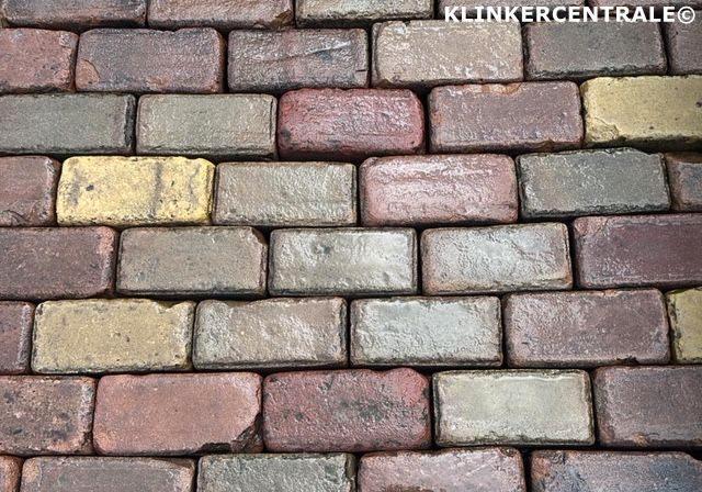 360m2 gemêleerd gebakken klinkers straatstenen keiformaten b, Tuin en Terras, Tegels en Klinkers, Gebruikt, Klinkers, Keramiek