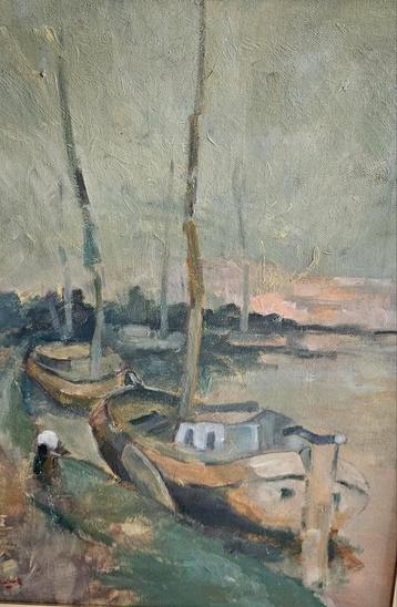 Te koop  A.J. Zwart Olieverfschilderij  beschikbaar voor biedingen