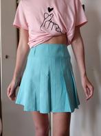 Rok met plooien 38 M, Maat 38/40 (M), Blauw, Ophalen of Verzenden, Zo goed als nieuw