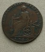 Engeland, Cheshire. Macclesfield. half penny token 1790, Ophalen of Verzenden, Overige materialen, Buitenland