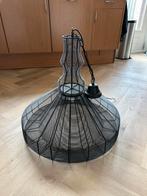 Zwarte industriële lamp, Ophalen of Verzenden, Minder dan 50 cm