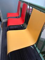 Set van 3 vintage stoelen, Huis en Inrichting, Stoelen, Ophalen, Gebruikt, Drie, Rood