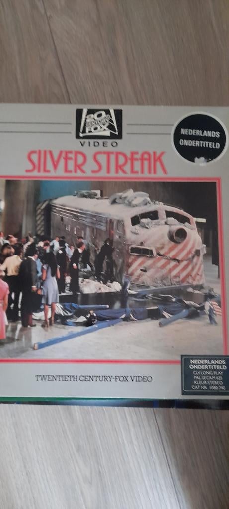Laserdisc  Silverstreak   PAL, Ophalen of Verzenden