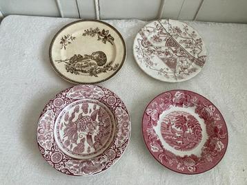 4x Brocante borden - sierborden / o.a. Melbourne - Seasons beschikbaar voor biedingen
