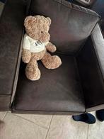 Mooie lederen bank, Huis en Inrichting, Banken | Bankstellen, Ophalen of Verzenden, Zo goed als nieuw, 75 tot 100 cm