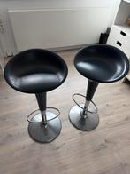 Magis Barkrukken - Antraciet - Set van 2, Kunststof, Gebruikt, Met voetsteun, 60 tot 90 cm