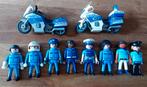 Playmobil politiepoppetjes met 2 keer motor, Gebruikt, Ophalen of Verzenden, Los playmobil