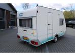 Eifelland Holiday 350 Luifel-Fietsenrek-2001, Caravans en Kamperen, Dwarsbed, Eifelland, 500 - 750 kg, Schokbreker