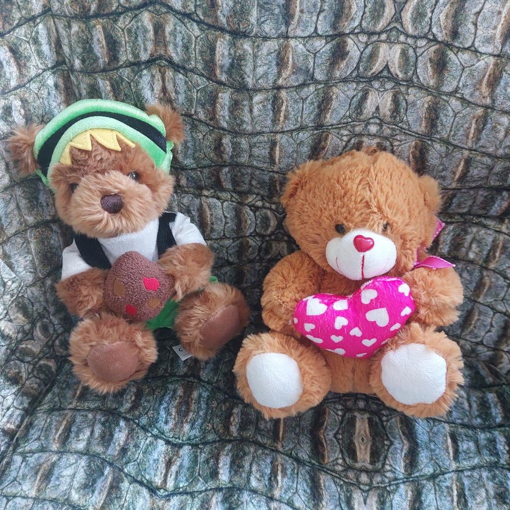 Hans (van Grietje) beer Fairytale Bears en beer met hartje, Ophalen of Verzenden, Zo goed als nieuw, Stoffen beer, Overige merken