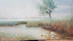 Olieverf schilderij Adriaan van 't Hoff Hollands Landschap S, Antiek en Kunst, Ophalen