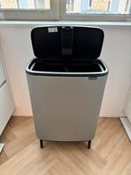 Brabantia bo touch bin hi 60L (2x30) - mineral concrete grey, Huis en Inrichting, Woonaccessoires | Prullenbakken, Ophalen, Kunststof