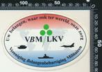 Sticker: VBM LKV (2), Ophalen of Verzenden, Zo goed als nieuw, Bedrijf of Vereniging