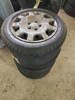 Saab 9 3 winter set met wieldoppen, 205 mm, Banden en Velgen, 16 inch, Ophalen of Verzenden