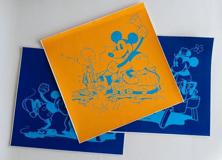 Mickey Mouse stickers, Verzamelen, Disney, Zo goed als nieuw, Plaatje of Poster, Mickey Mouse, Ophalen of Verzenden