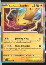 Pokemon - Team Rocket's Zapdos (DRI 070) - Holo rare.., Ophalen of Verzenden, Nieuw, Losse kaart, Foil