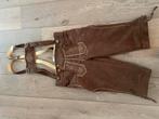 Lederhose maat 46 carnaval / oktoberfest, Kleding | Heren, Carnaval, Ophalen of Verzenden, Kleding, Gedragen