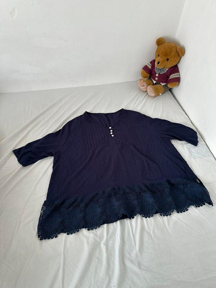 Plussize blouse, Kleding | Dames, Grote Maten, Zo goed als nieuw, Blouse of Tuniek, Blauw, Ophalen of Verzenden