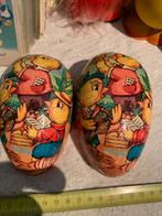 #pasen Oude Vintage Paasei met Muzikale Kuikens, Diversen, Pasen, B, T, Ophalen of Verzenden, Zo goed als nieuw