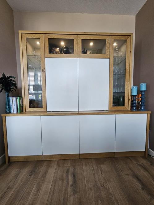 Buffetkast / pc kast, Huis en Inrichting, Kasten | Computermeubels, 170 cm of meer, Glas, Ophalen