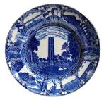 Old Englisch Staffordshire ware - Florida State Plate, Ophalen of Verzenden